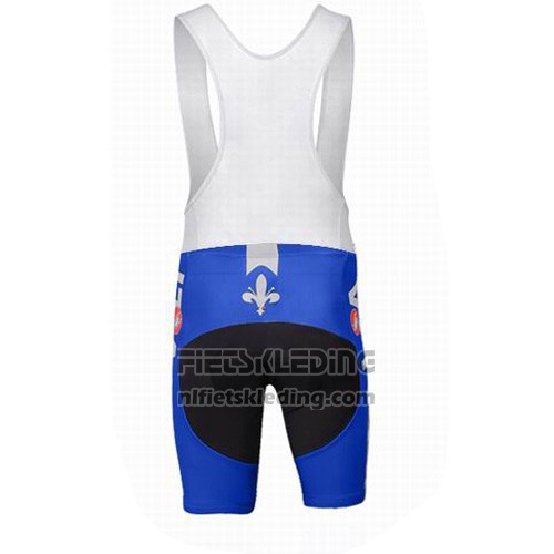 2014 Fietskleding Italie Wit en Blauw Korte Mouwen en Koersbroek